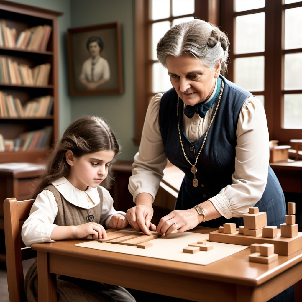 Dr Maria Montessori Teaching